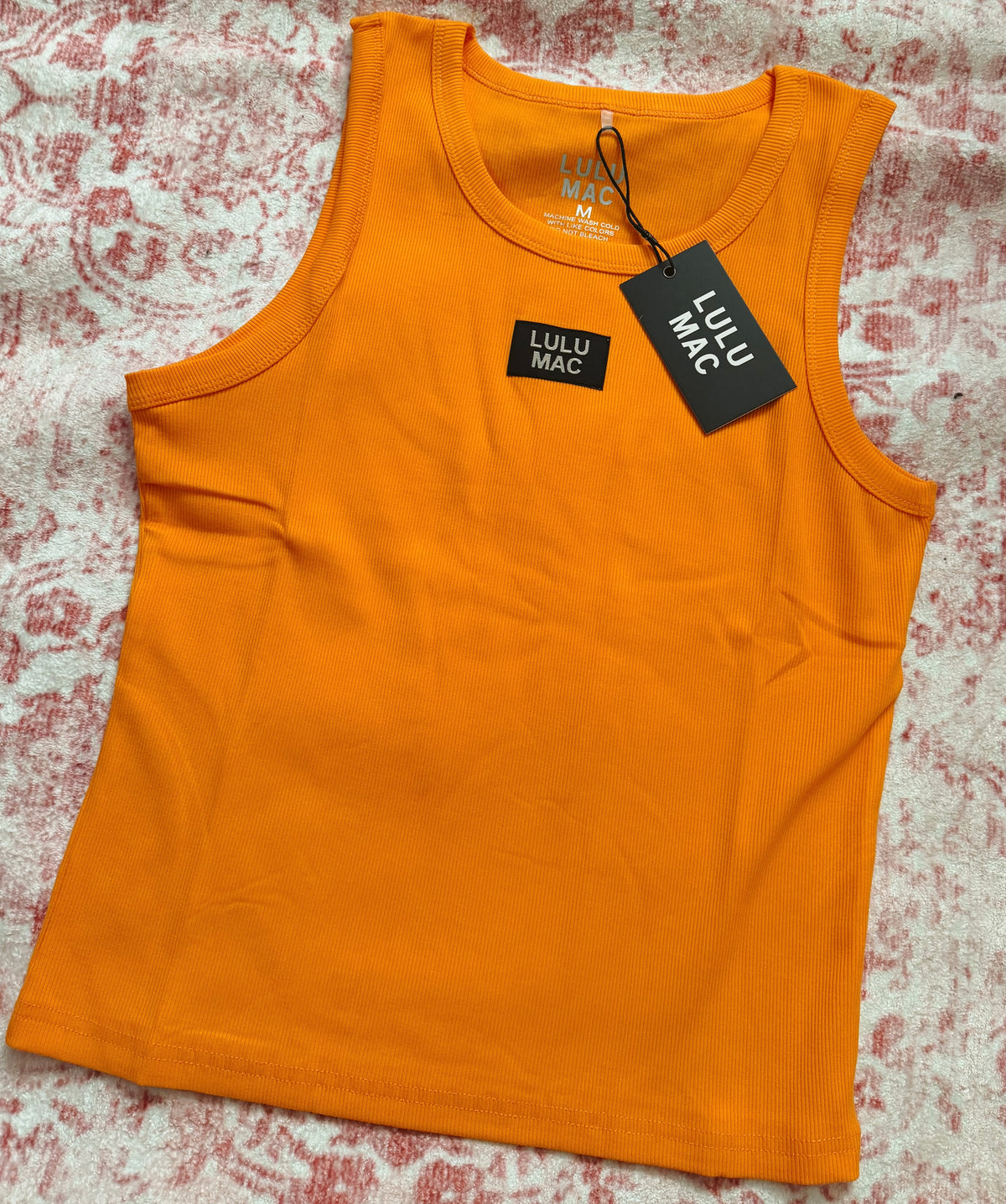 LULU MAC - TENNESSEE ORANGE TANK TOP